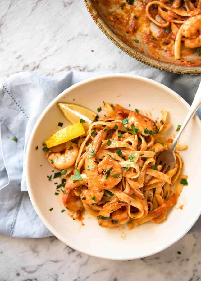 Spicy Chilli Prawn Pasta