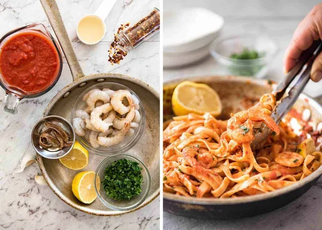 Spicy Chilli Prawn Pasta