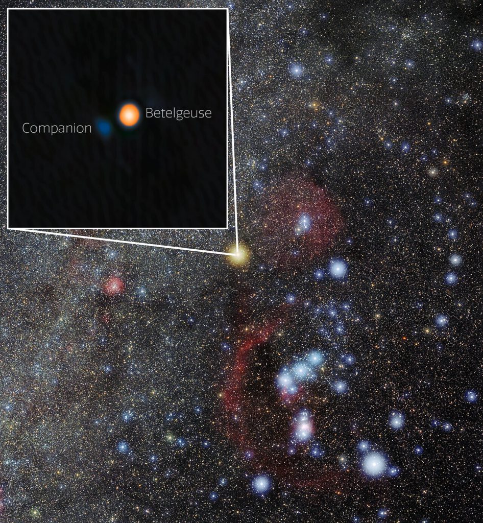 Betelgeuse’s previously hidden companion comes into view.