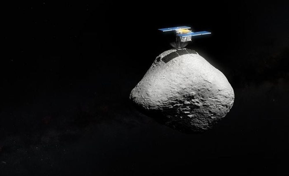 Hayabusa 2 touching